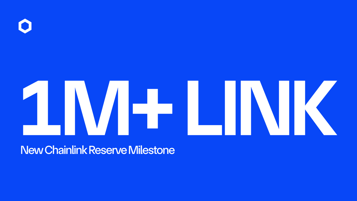 Chainlink Reserve $1 million milestone